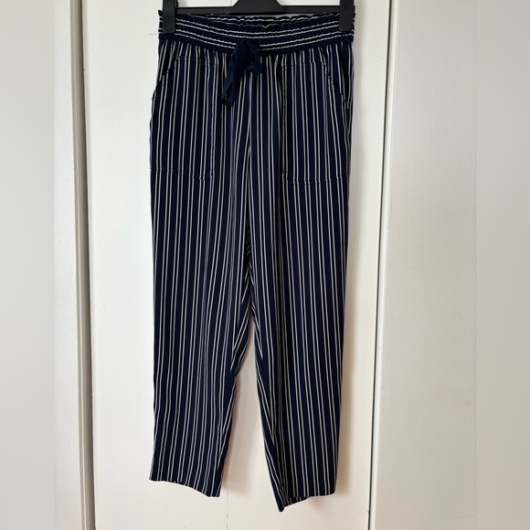 🎉4/30$🎉 ZARA Striped Drawstring Pants – Size Small - Picture 1 of 5